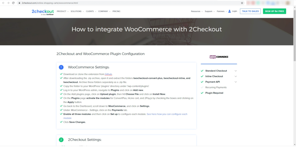 woocommerce 2checkout