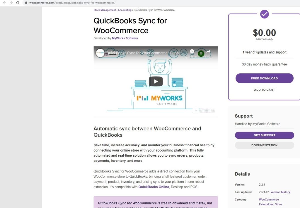WooCommerce QuickBooks