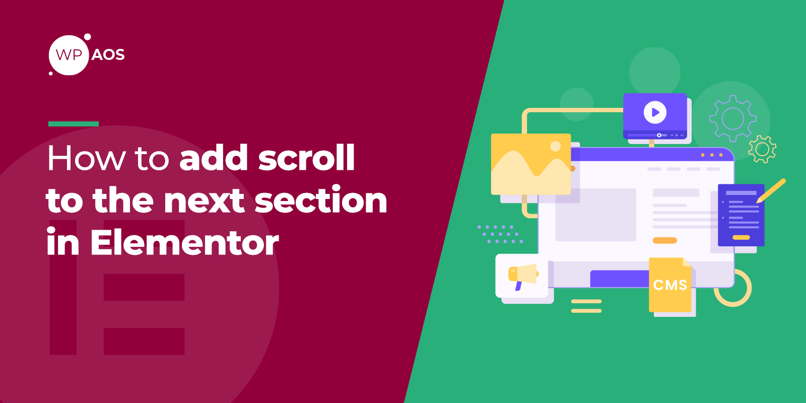 how-to-add-scroll-to-the-next-section-in-elementor