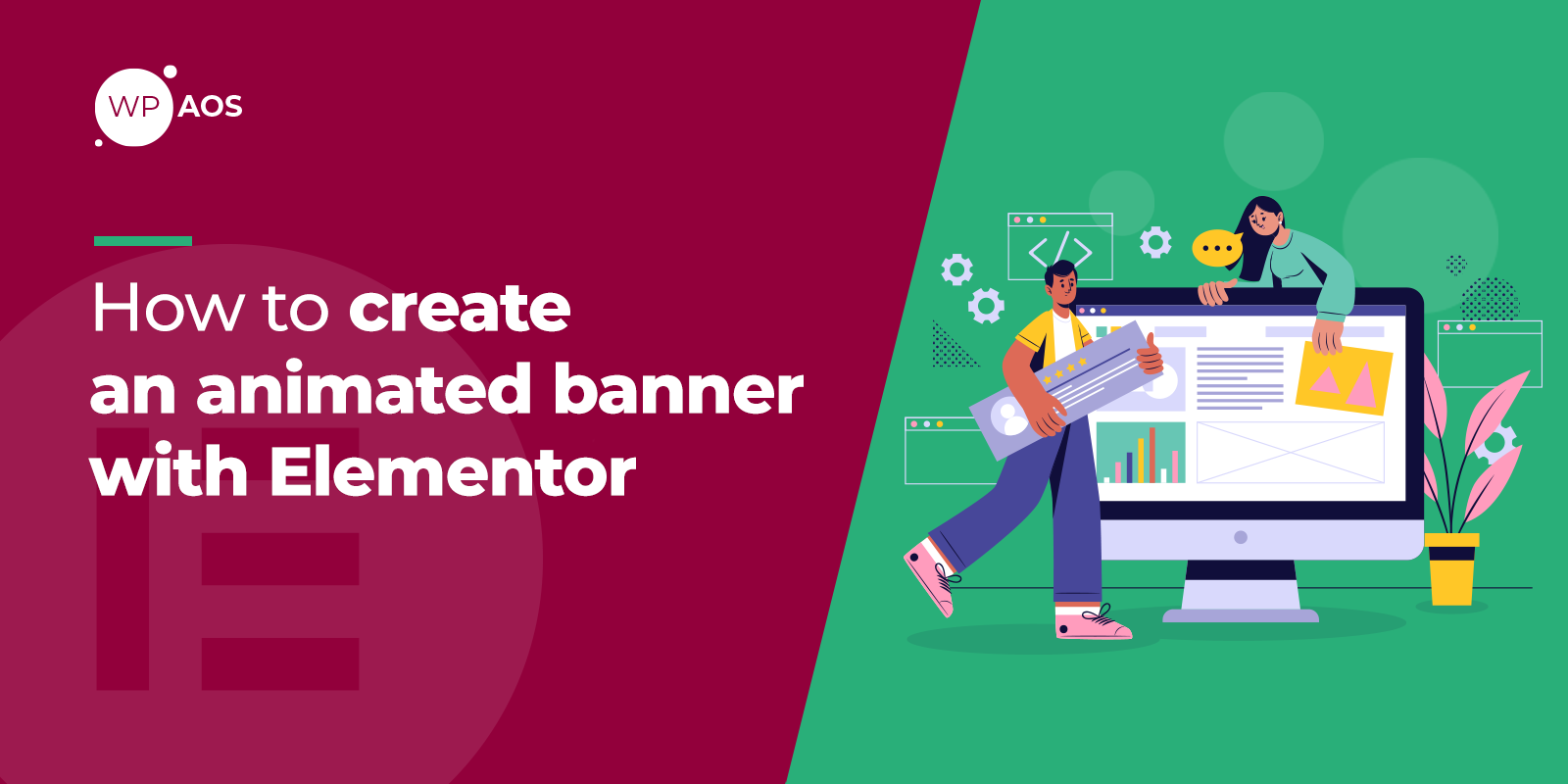 How to create an animated banner with Elementor - WPServices