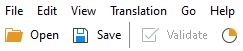 save language file