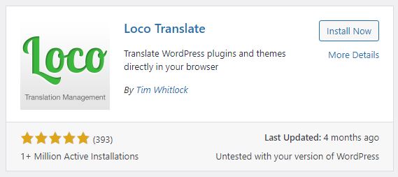 Loco Translate plugin